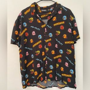 Men’s Pac-Man Button Up